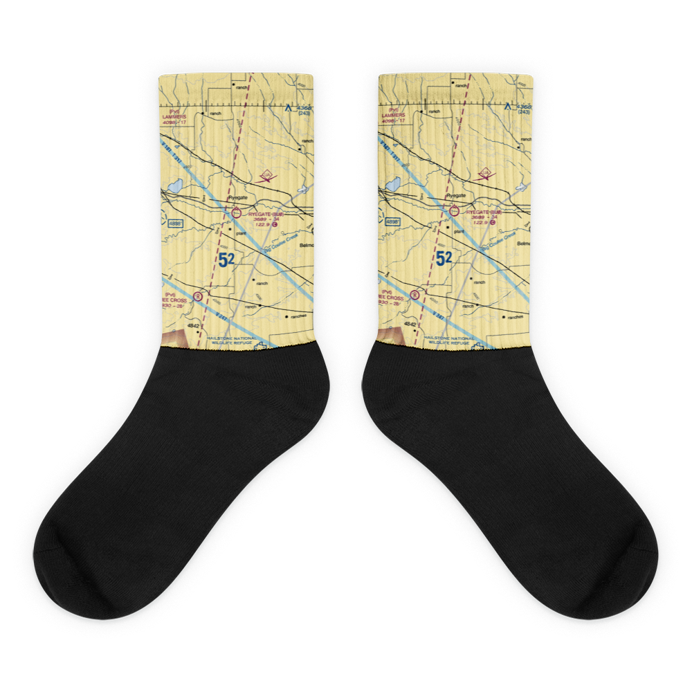 Ryegate Airport (8U0) VFR Sectional Socks 