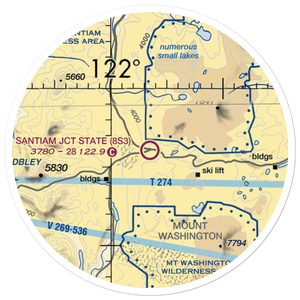 Santiam Junction State Airport (8S3) VFR Sectional Sticker (20 mile)