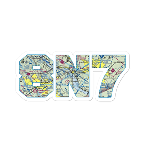Mc Ginness Airport (8N7) VFR Sectional Sticker