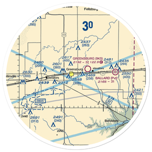 Paul Windle Municipal Airport (8K7) VFR Sectional Sticker (30 mile)
