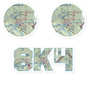 St Mary's Airpark (8K4) VFR Sectional Sticker Pack