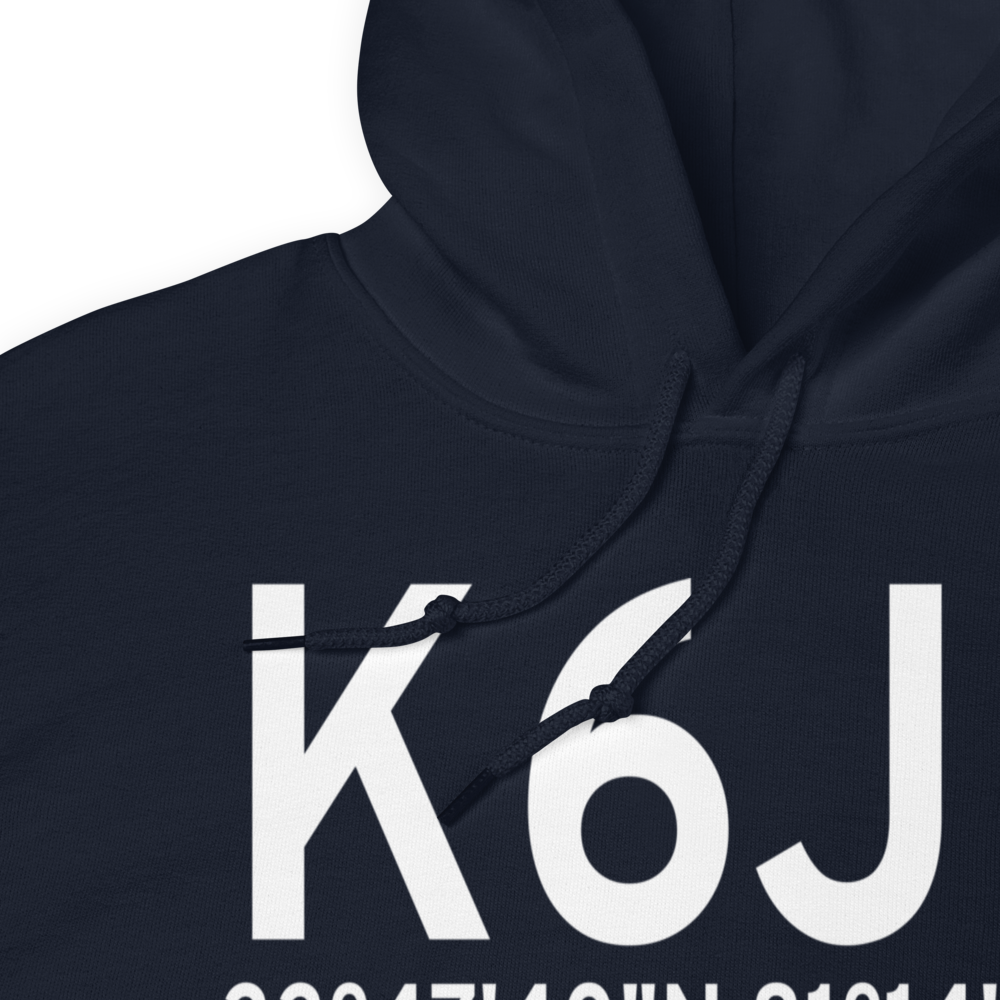 Lexington County Airport (K6J0) ICAO Hoodie Sweatshirt 