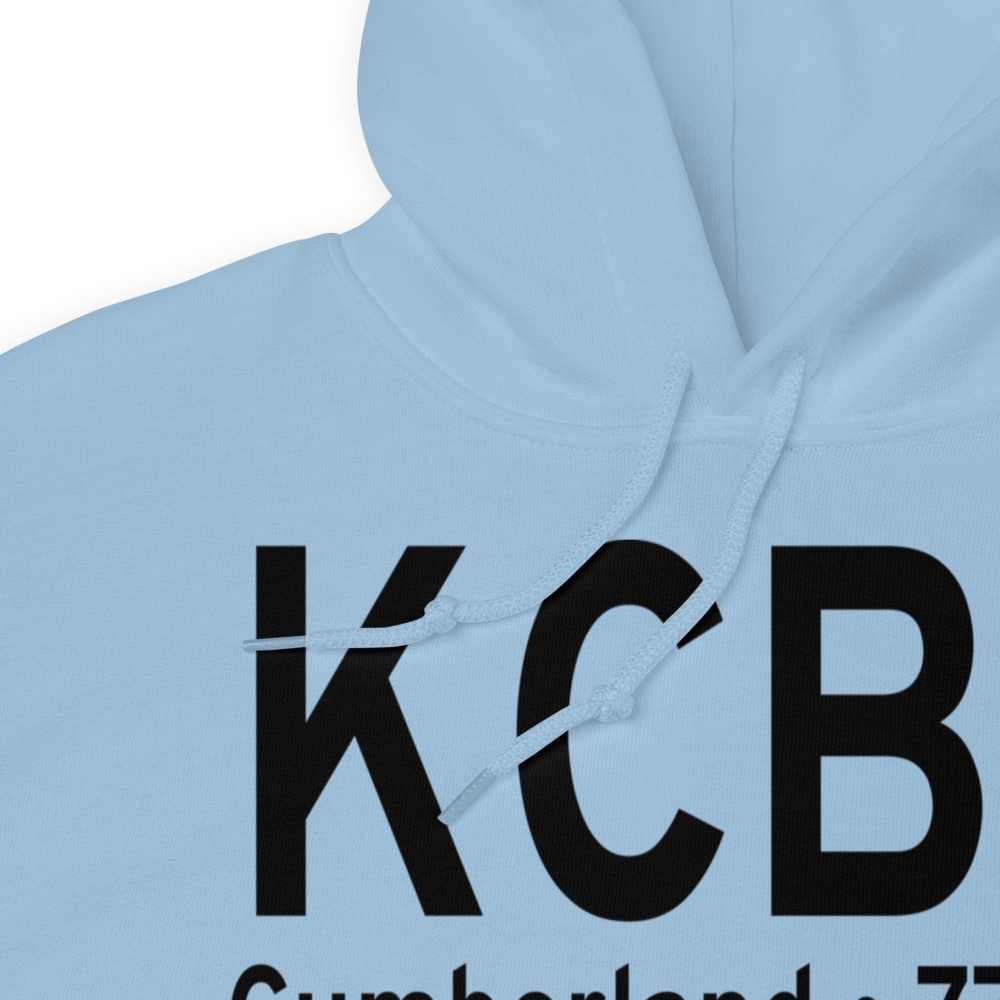Greater Cumberland Regional Airport (KCBE) ICAO Hoodie Sweatshirt 