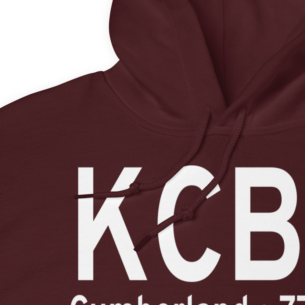 Greater Cumberland Regional Airport (KCBE) ICAO Hoodie Sweatshirt 