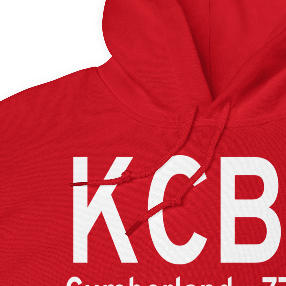 Greater Cumberland Regional Airport (KCBE) ICAO Hoodie Sweatshirt 
