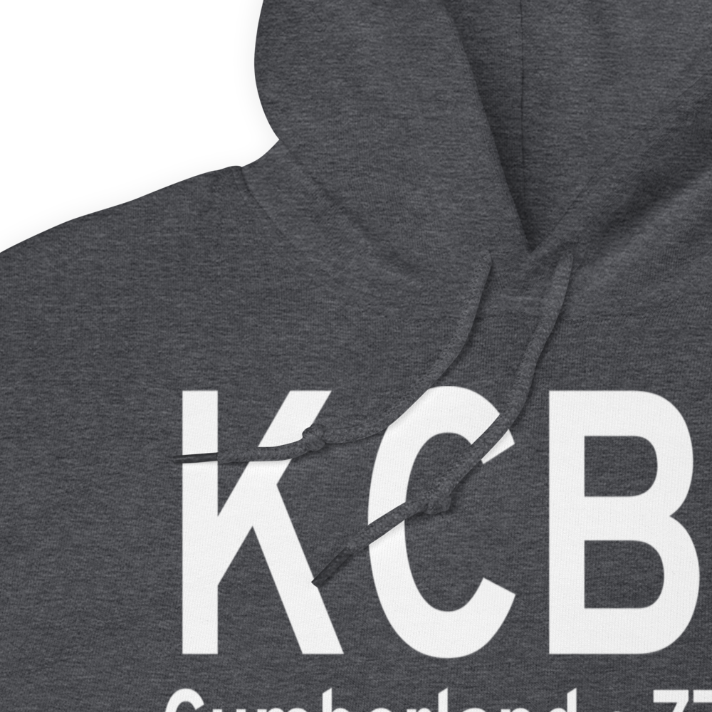 Greater Cumberland Regional Airport (KCBE) ICAO Hoodie Sweatshirt 