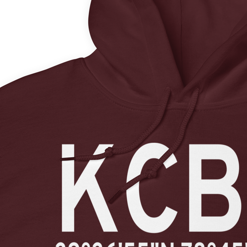 Greater Cumberland Regional Airport (KCBE) ICAO Hoodie Sweatshirt 