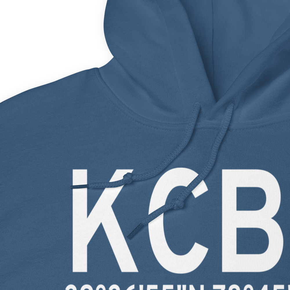 Greater Cumberland Regional Airport (KCBE) ICAO Hoodie Sweatshirt 