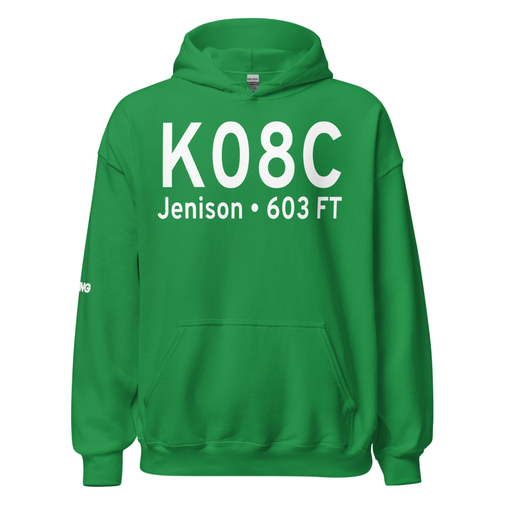 Riverview Airport (K08C) ICAO Hoodie Sweatshirt 