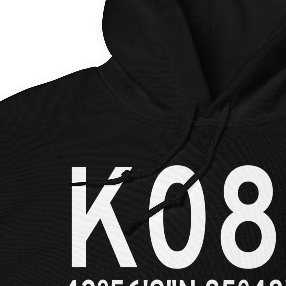Riverview Airport (K08C) ICAO Hoodie Sweatshirt 
