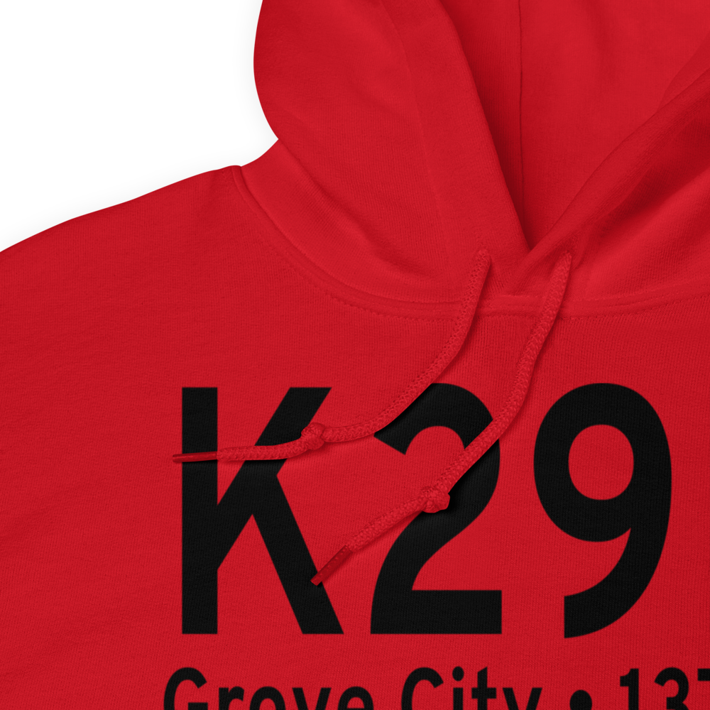 Grove City Airport (K29D) ICAO Hoodie Sweatshirt 