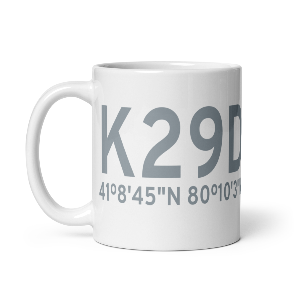 Grove City Airport (K29D) ICAO Mug 