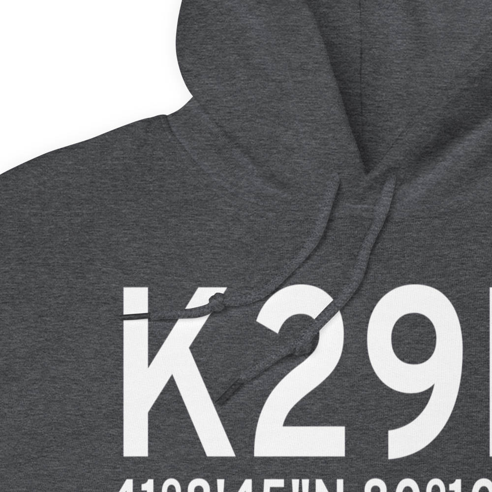 Grove City Airport (K29D) ICAO Hoodie Sweatshirt 