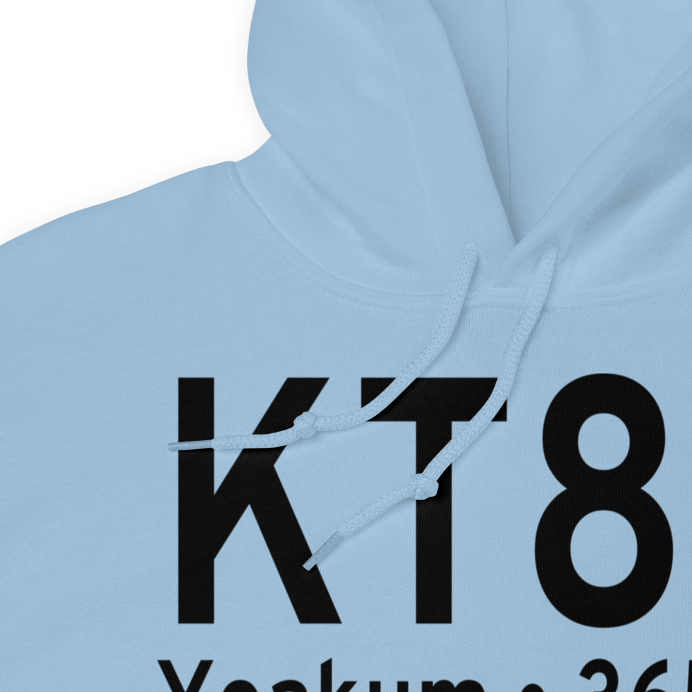 Yoakum Municipal Airport (KT85) ICAO Hoodie Sweatshirt 