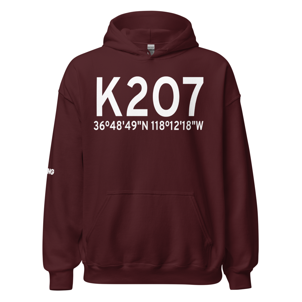 Independence Airport (K2O7) ICAO Hoodie Sweatshirt 