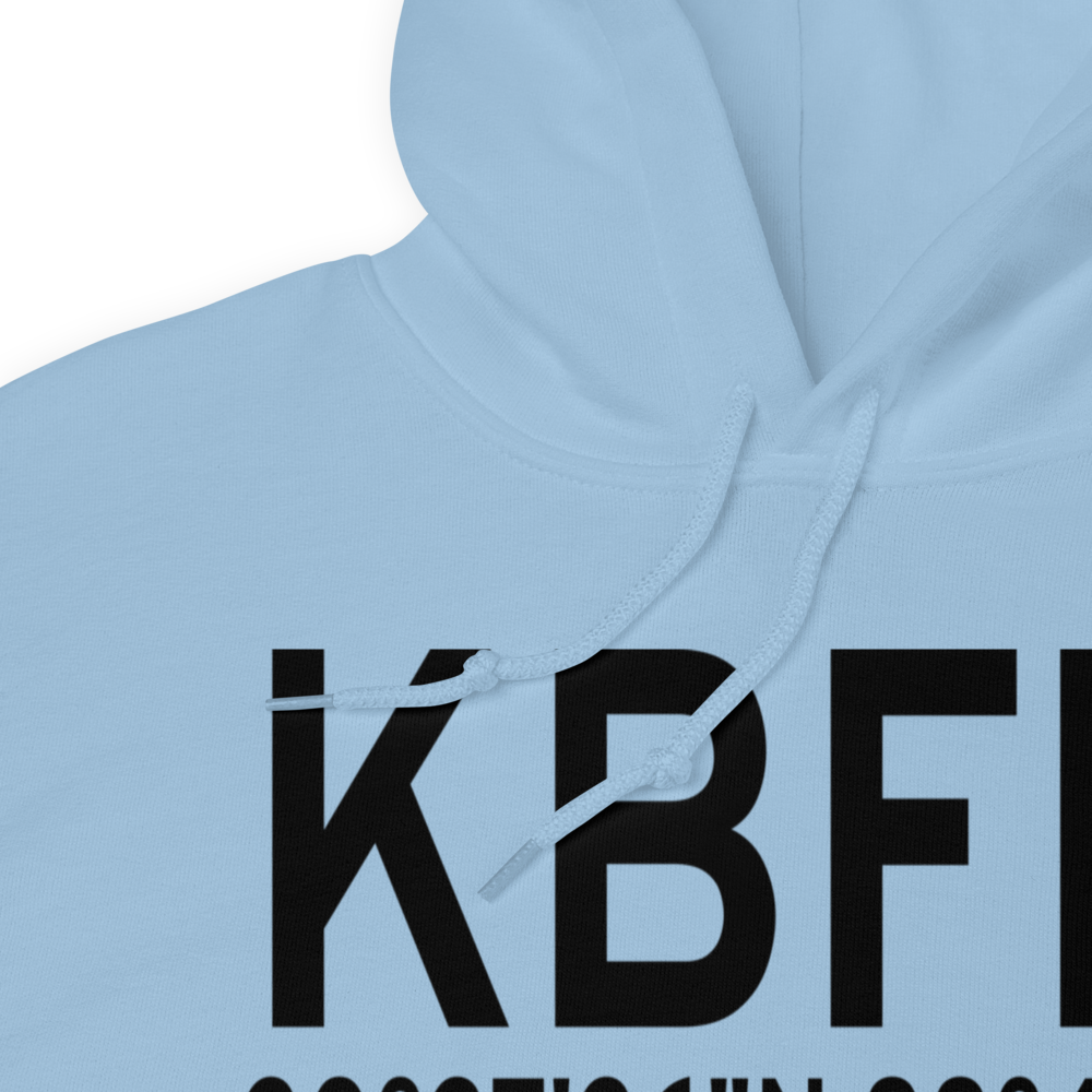 Mobile Downtown Airport (KBFM) ICAO Hoodie Sweatshirt 