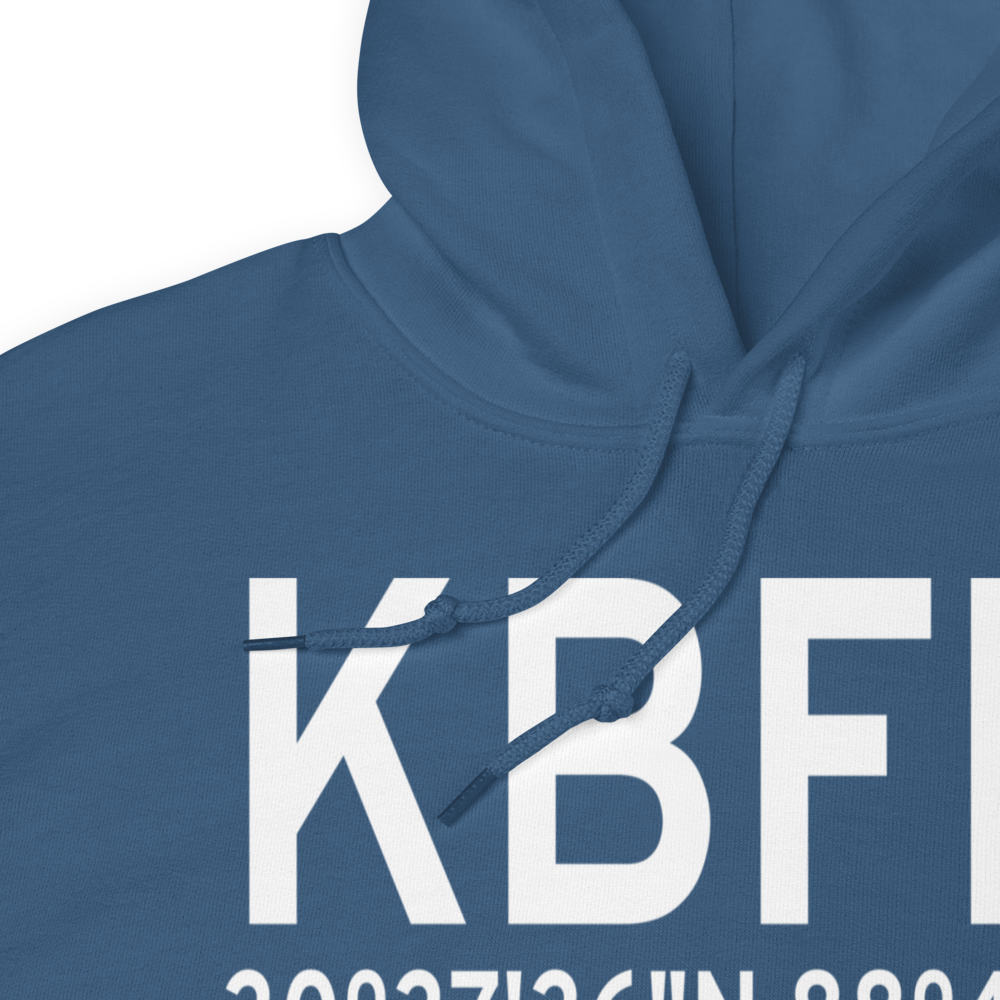 Mobile Downtown Airport (KBFM) ICAO Hoodie Sweatshirt 