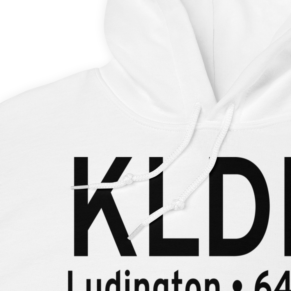 Mason County Airport (KLDM) ICAO Hoodie Sweatshirt 