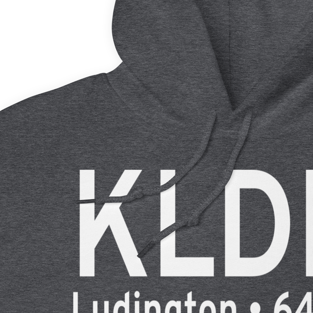 Mason County Airport (KLDM) ICAO Hoodie Sweatshirt 