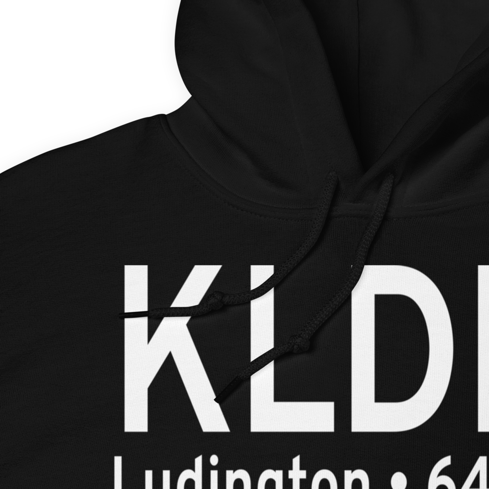 Mason County Airport (KLDM) ICAO Hoodie Sweatshirt 