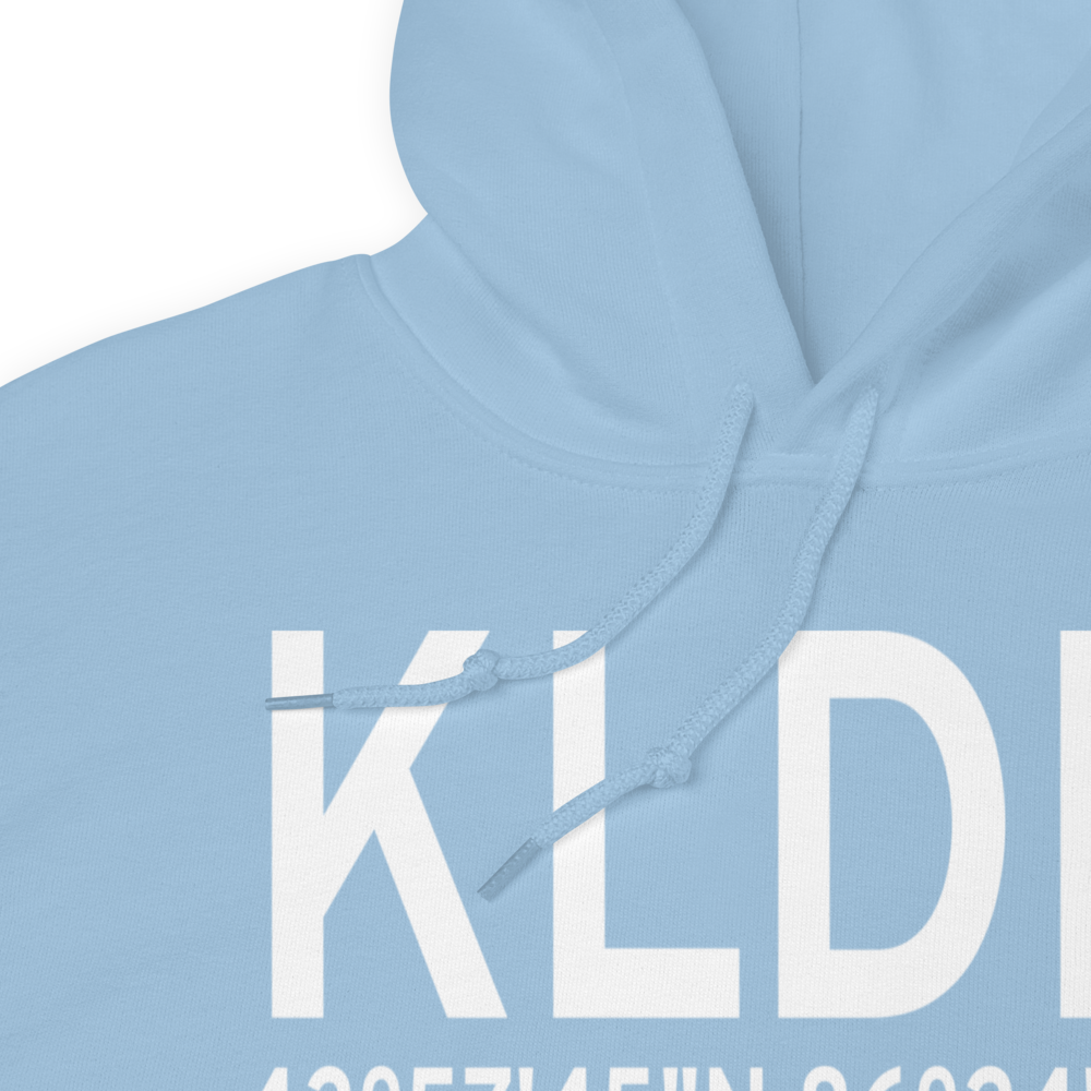 Mason County Airport (KLDM) ICAO Hoodie Sweatshirt 