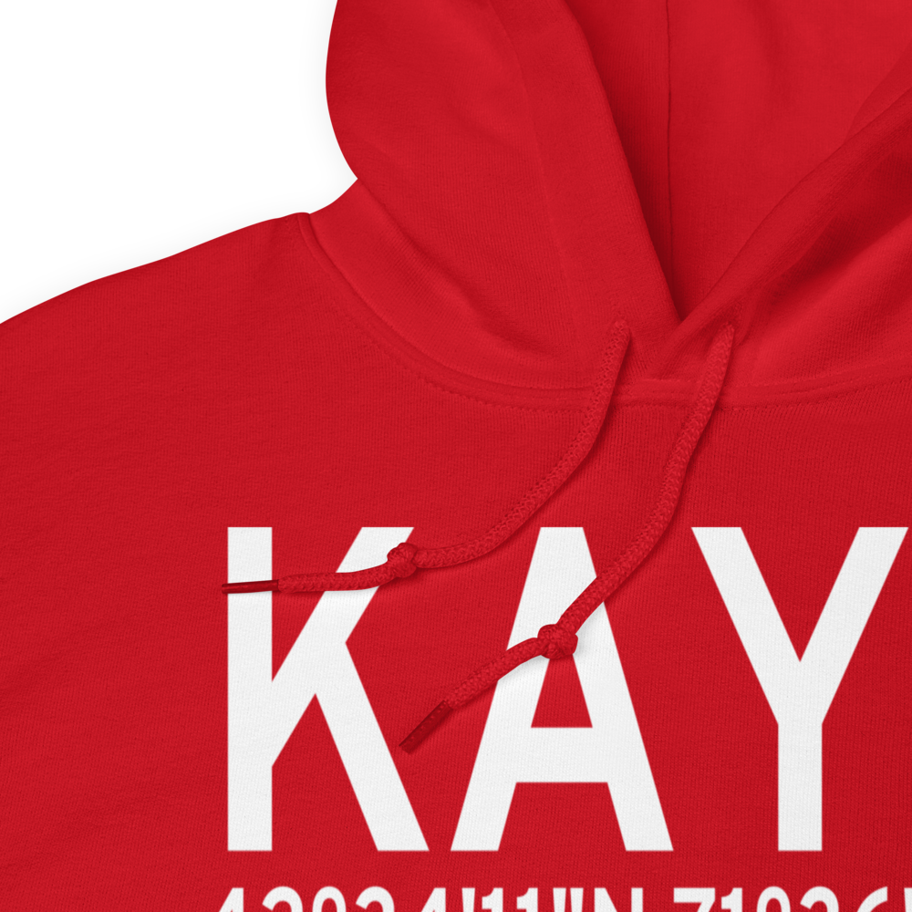 Ft Devens Moore Army Air Field (KAYE) ICAO Hoodie Sweatshirt 