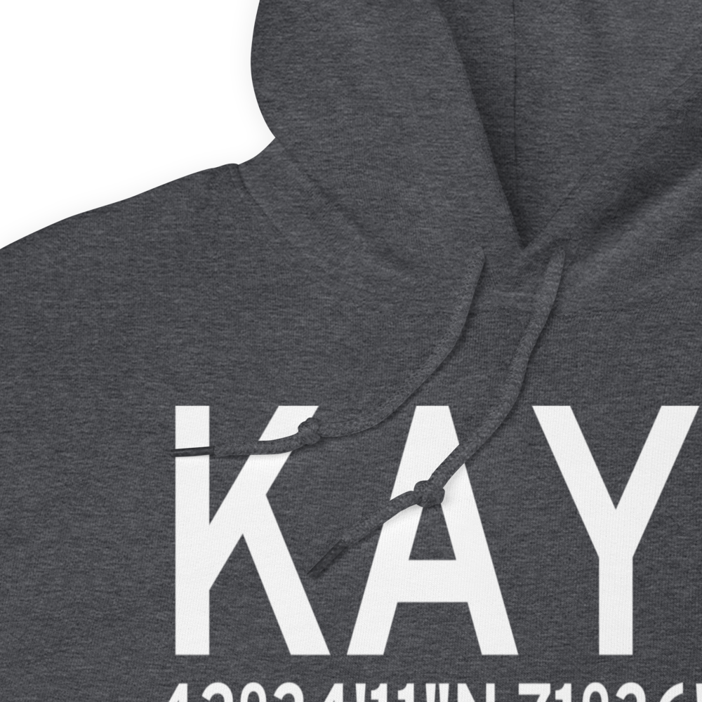 Ft Devens Moore Army Air Field (KAYE) ICAO Hoodie Sweatshirt 