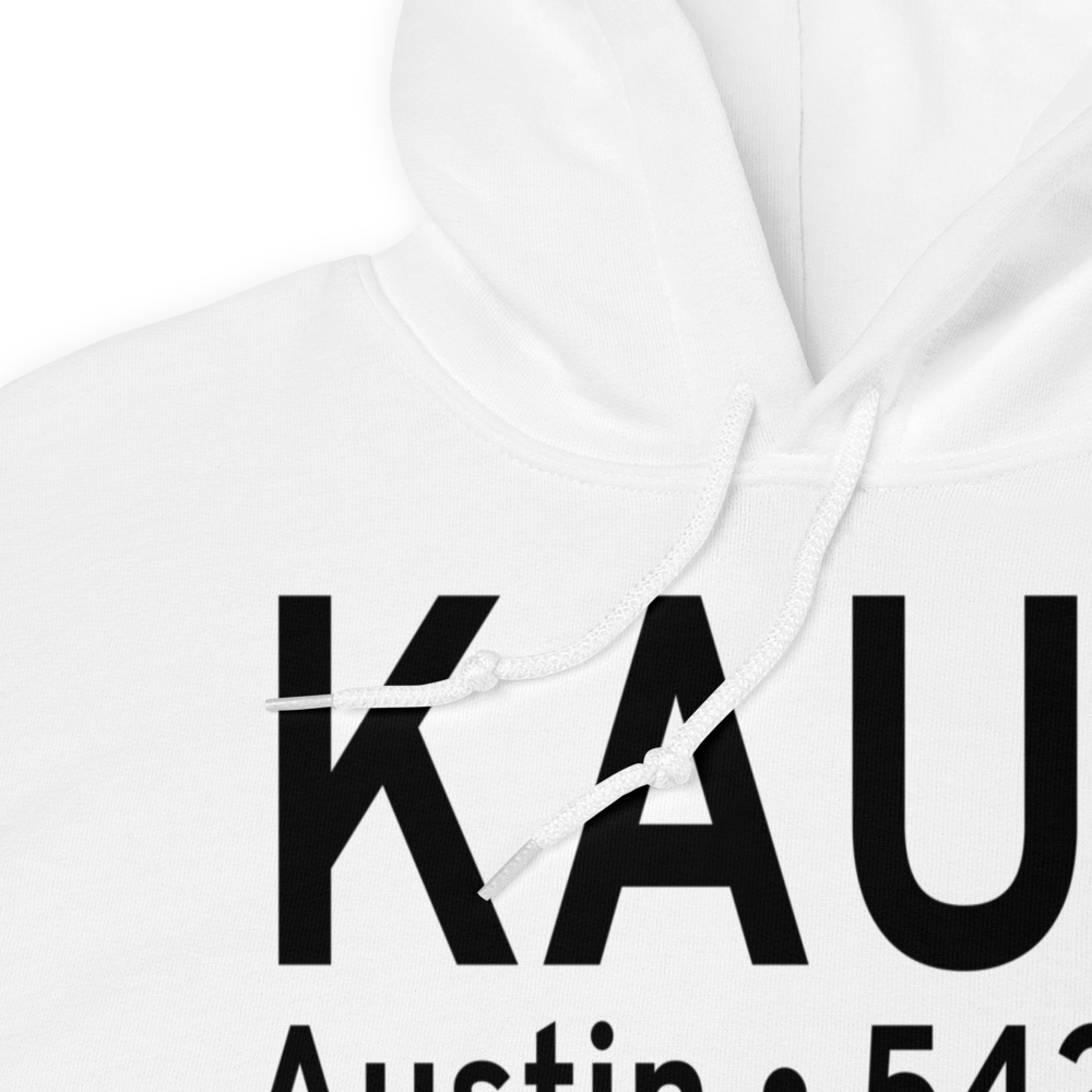 Austin Bergstrom International Airport (KAUS) ICAO Hoodie Sweatshirt 