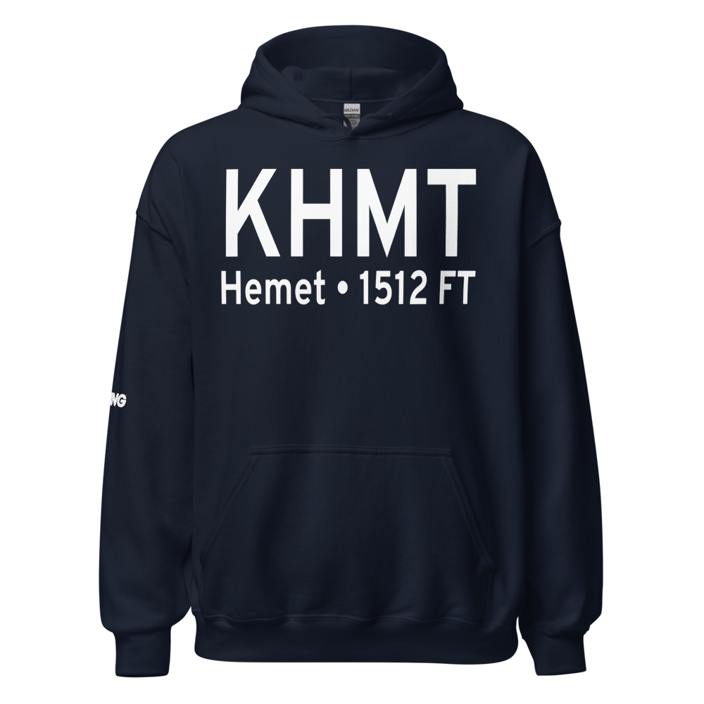Hemet Ryan Airport (KHMT) ICAO Hoodie Sweatshirt 