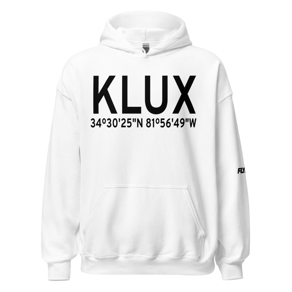 Laurens County Airport (KLUX) ICAO Hoodie Sweatshirt 