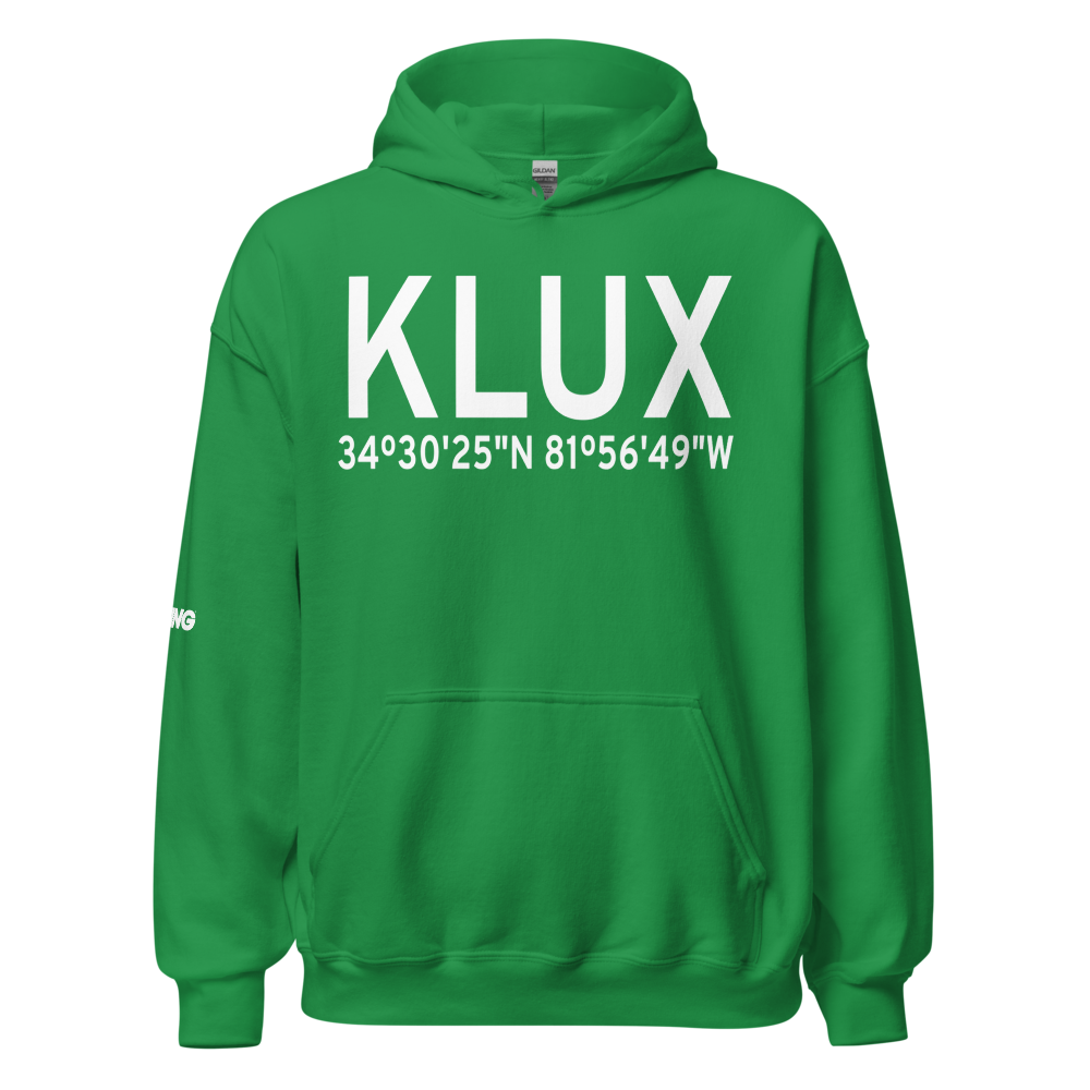 Laurens County Airport (KLUX) ICAO Hoodie Sweatshirt 
