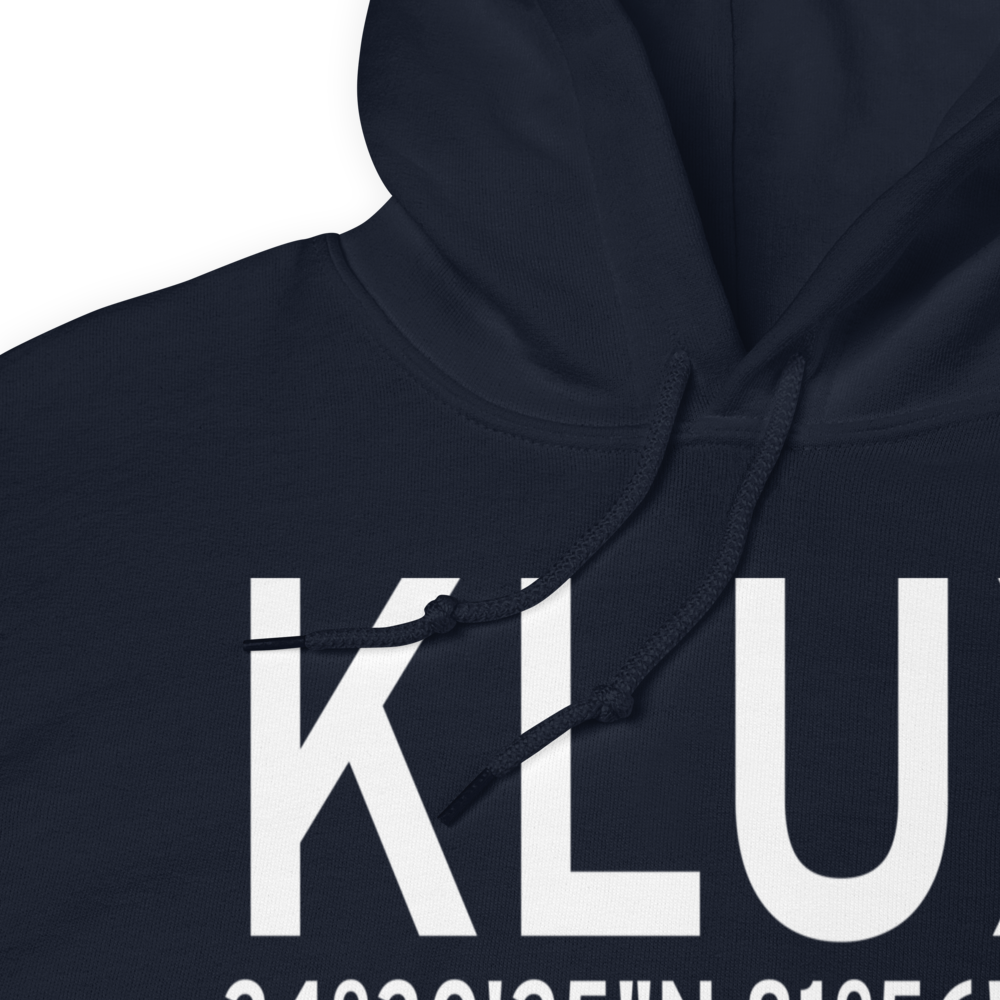 Laurens County Airport (KLUX) ICAO Hoodie Sweatshirt 