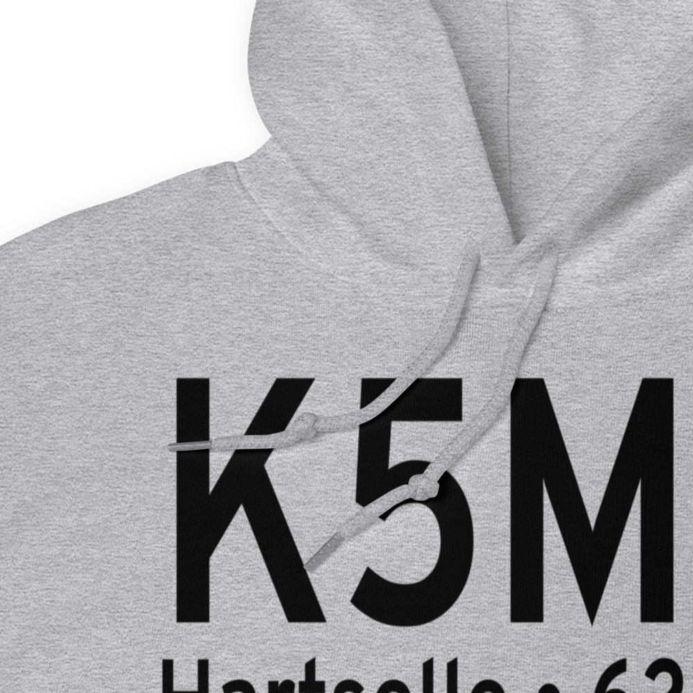 Hartselle-Morgan County Regional Airport (K5M0) ICAO Hoodie Sweatshirt 
