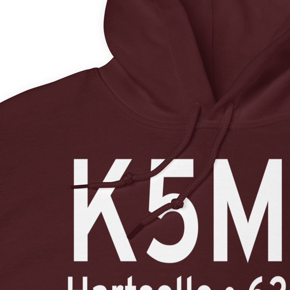 Hartselle-Morgan County Regional Airport (K5M0) ICAO Hoodie Sweatshirt 