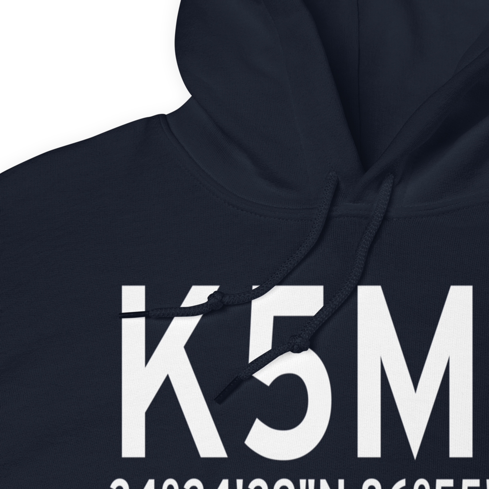Hartselle-Morgan County Regional Airport (K5M0) ICAO Hoodie Sweatshirt 