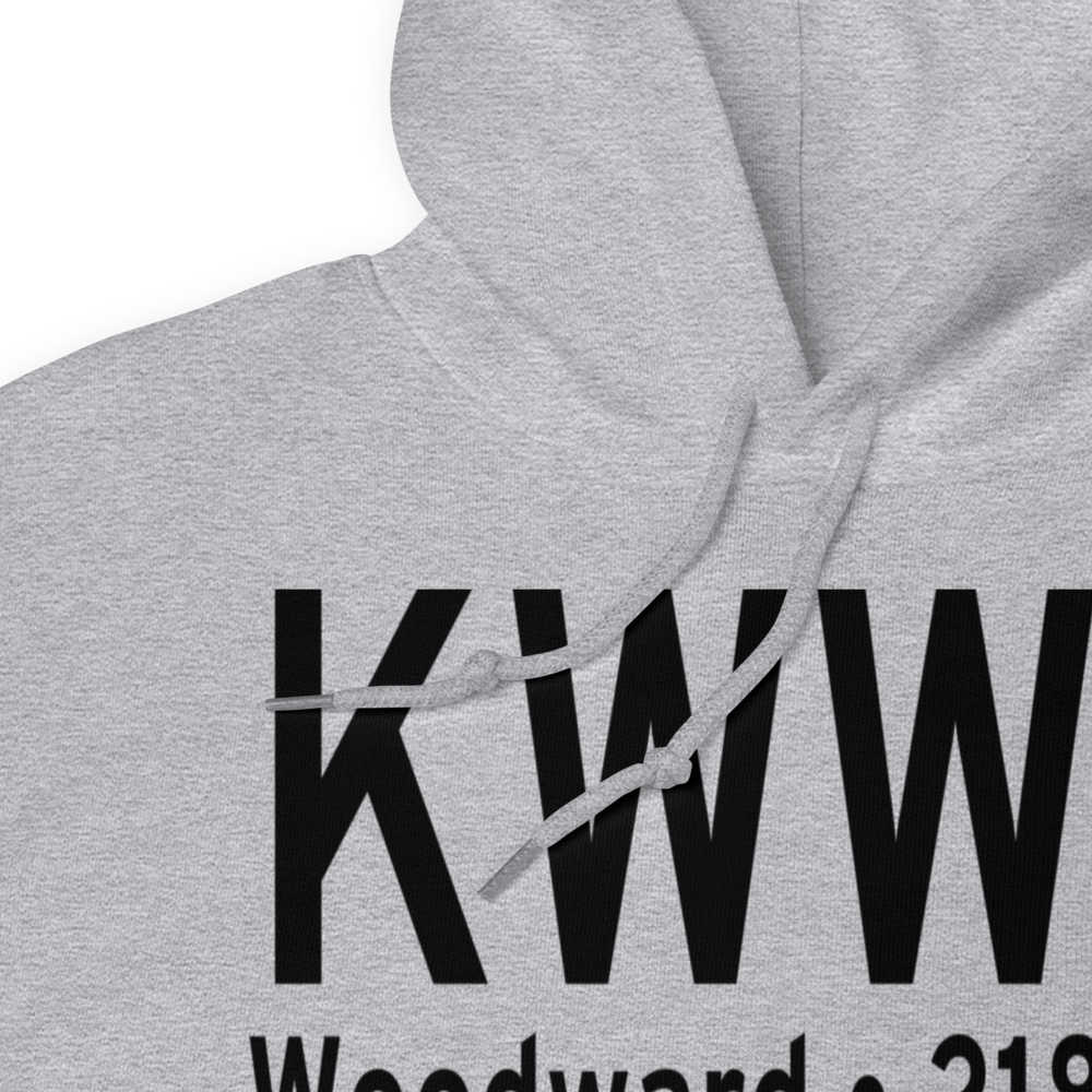 West Woodward Airport (KWWR) ICAO Hoodie Sweatshirt 