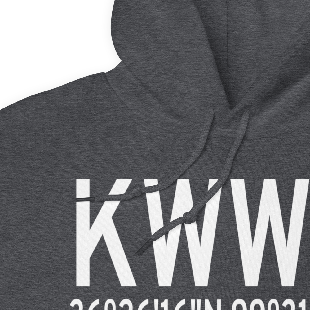 West Woodward Airport (KWWR) ICAO Hoodie Sweatshirt 