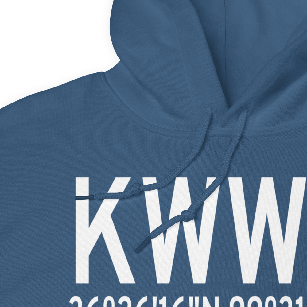 West Woodward Airport (KWWR) ICAO Hoodie Sweatshirt 