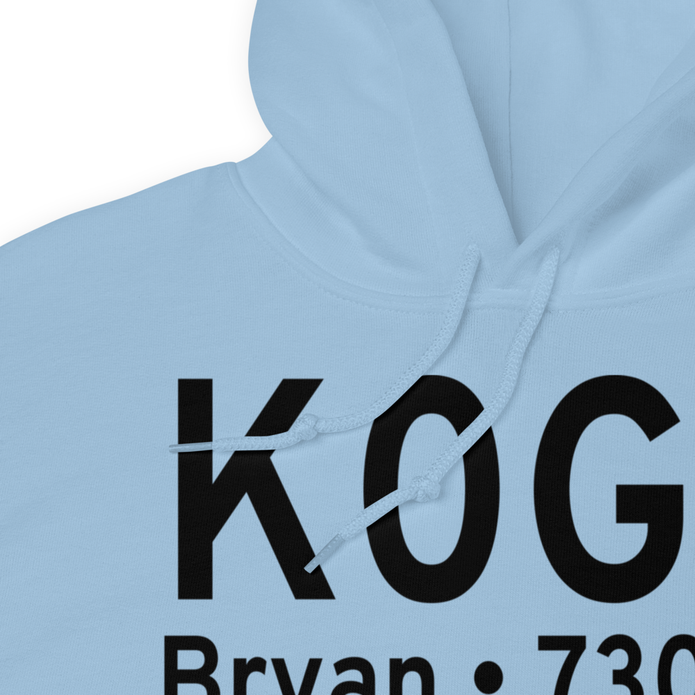Williams County Airport (K0G6) ICAO Hoodie Sweatshirt 