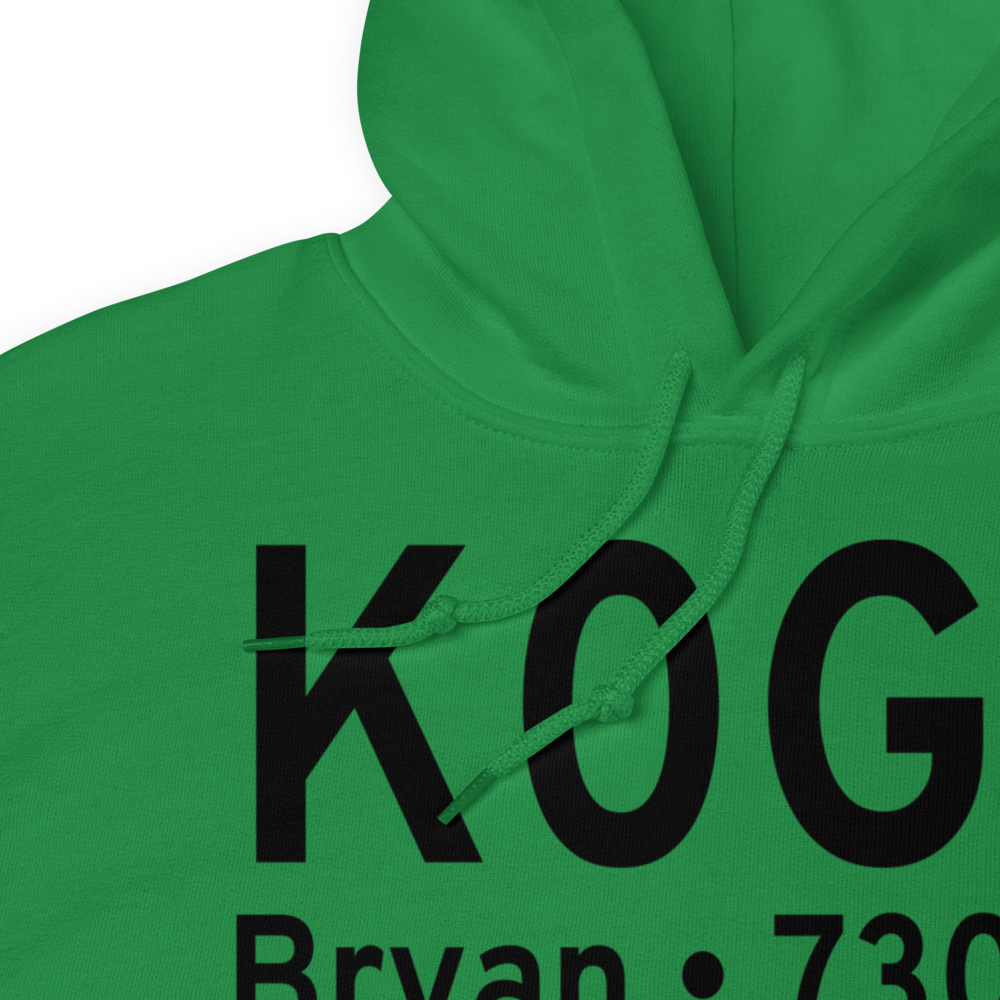 Williams County Airport (K0G6) ICAO Hoodie Sweatshirt 