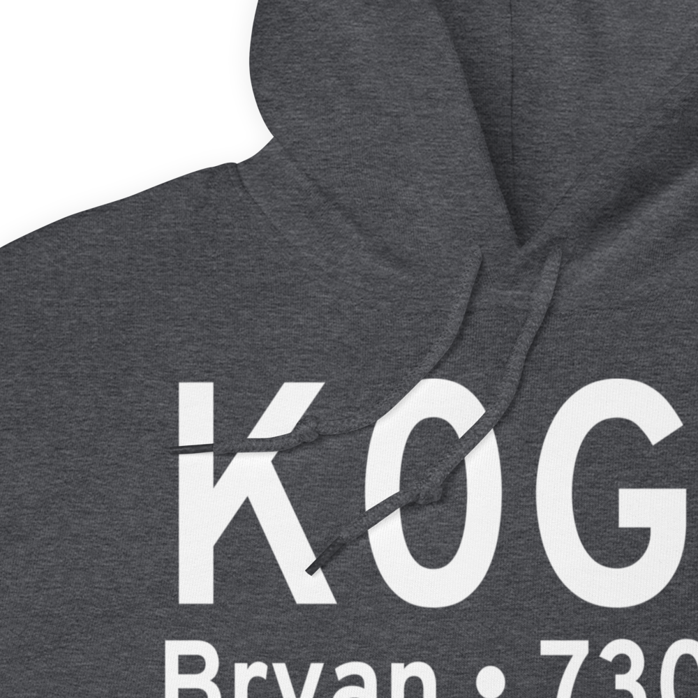 Williams County Airport (K0G6) ICAO Hoodie Sweatshirt 