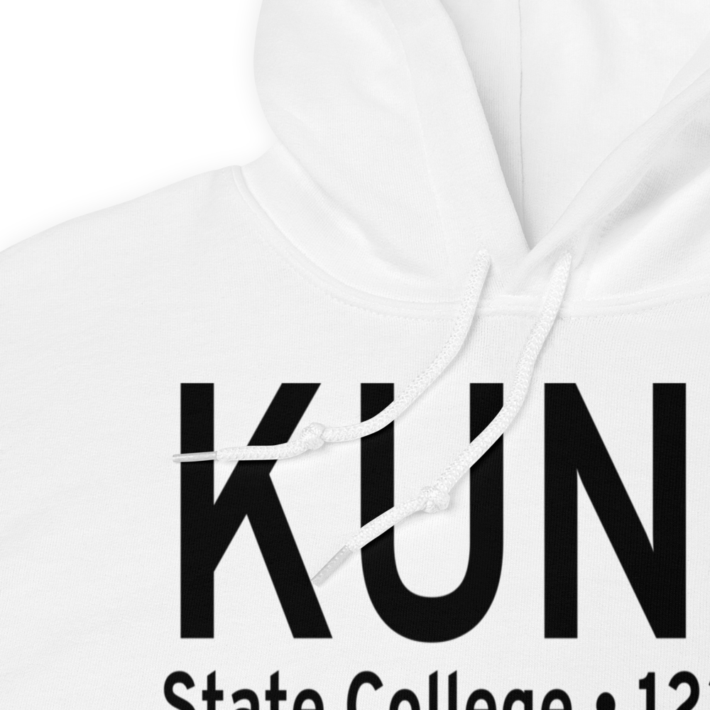 University Park Airport (KUNV) ICAO Hoodie Sweatshirt 