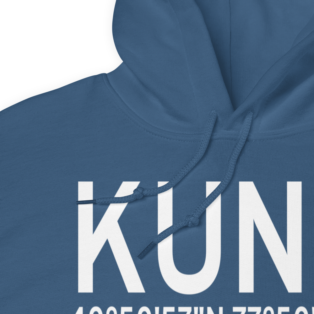 University Park Airport (KUNV) ICAO Hoodie Sweatshirt 