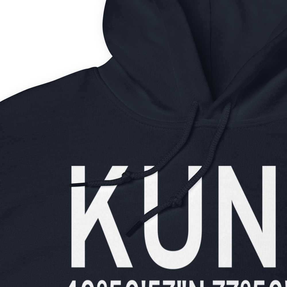 University Park Airport (KUNV) ICAO Hoodie Sweatshirt 