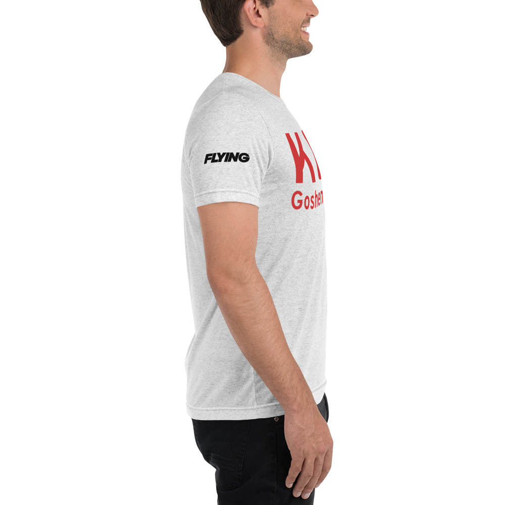 Goshen Municipal Airport (KGSH) ICAO Tri-blend T-Shirt 