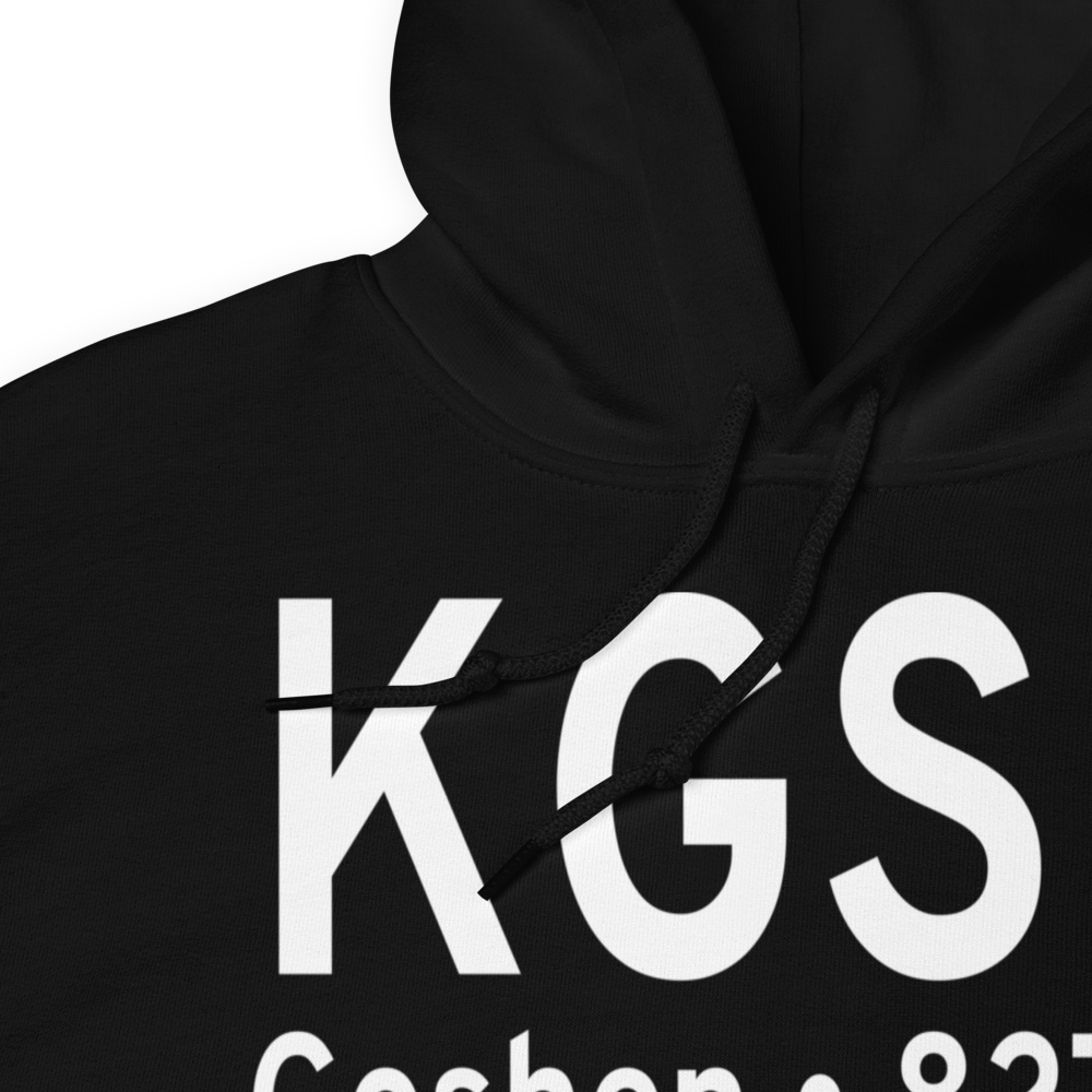 Goshen Municipal Airport (KGSH) ICAO Hoodie Sweatshirt 