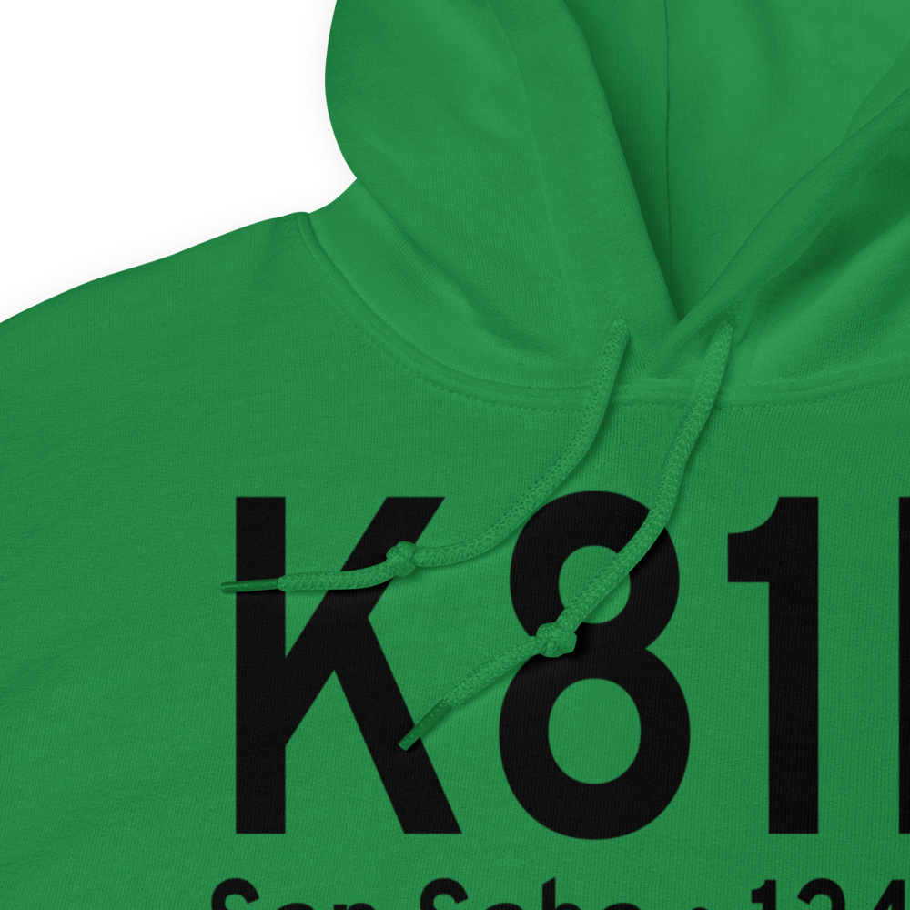 San Saba County Municipal Airport (K81R) ICAO Hoodie Sweatshirt 