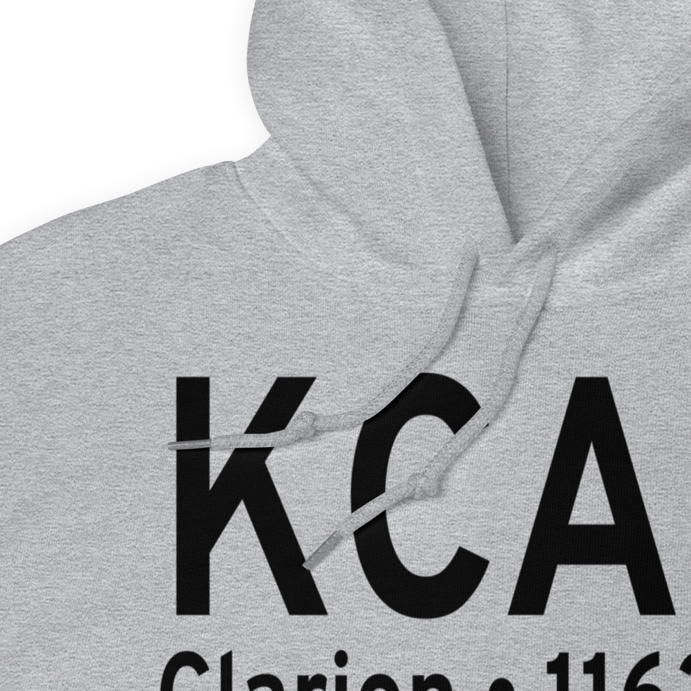 Clarion Municipal Airport (KCAV) ICAO Hoodie Sweatshirt 