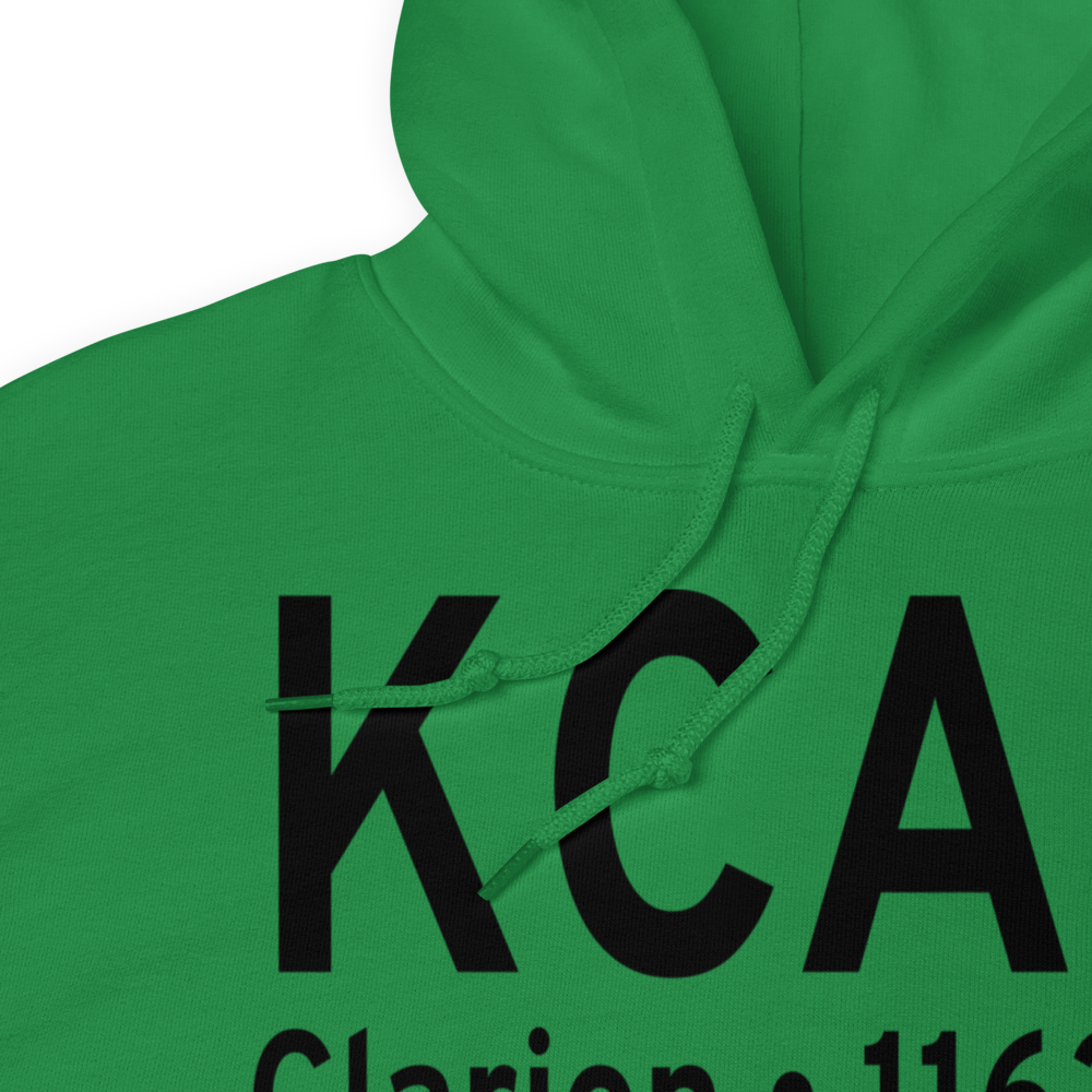 Clarion Municipal Airport (KCAV) ICAO Hoodie Sweatshirt 