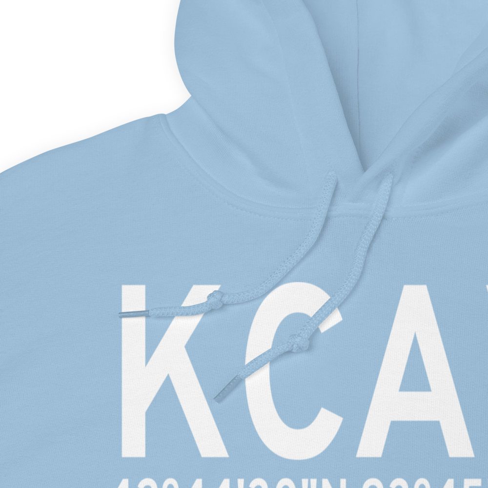 Clarion Municipal Airport (KCAV) ICAO Hoodie Sweatshirt 